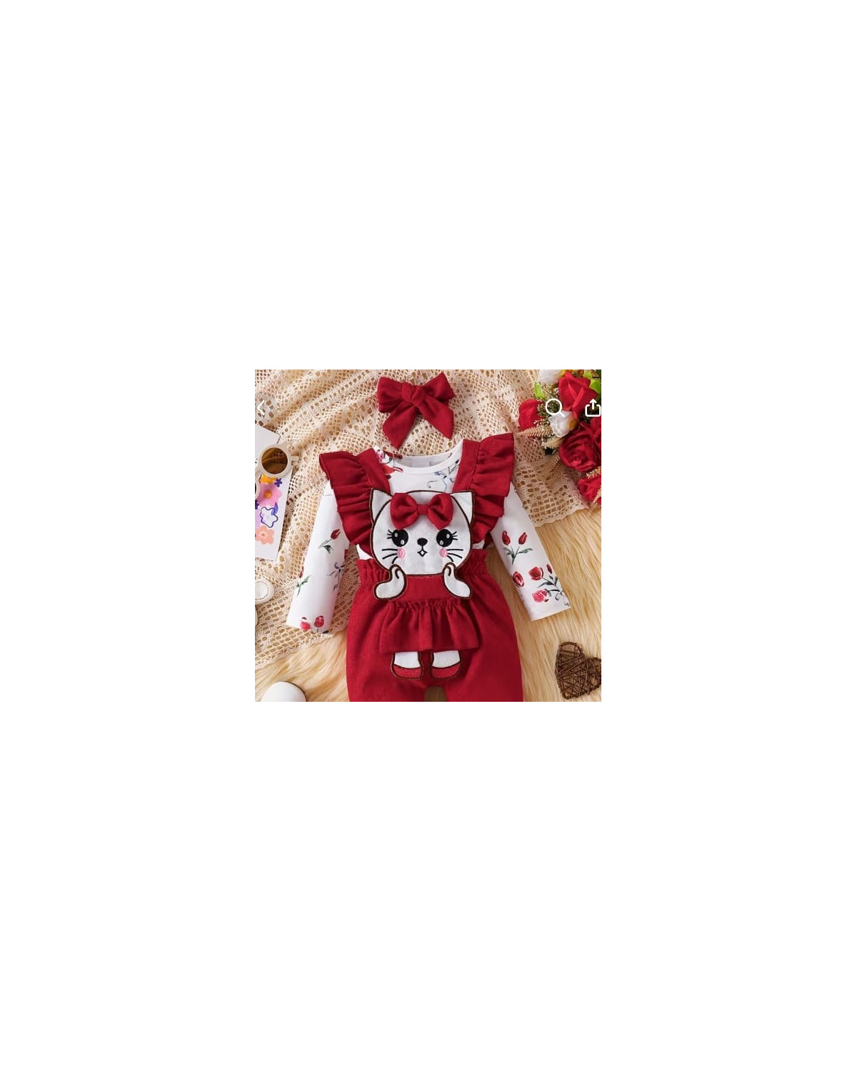 Baby Girl Floral Diaper Cover & Headband Set
