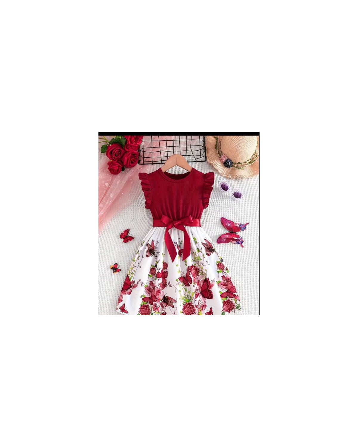 Sweet Ruffle Floral Dress