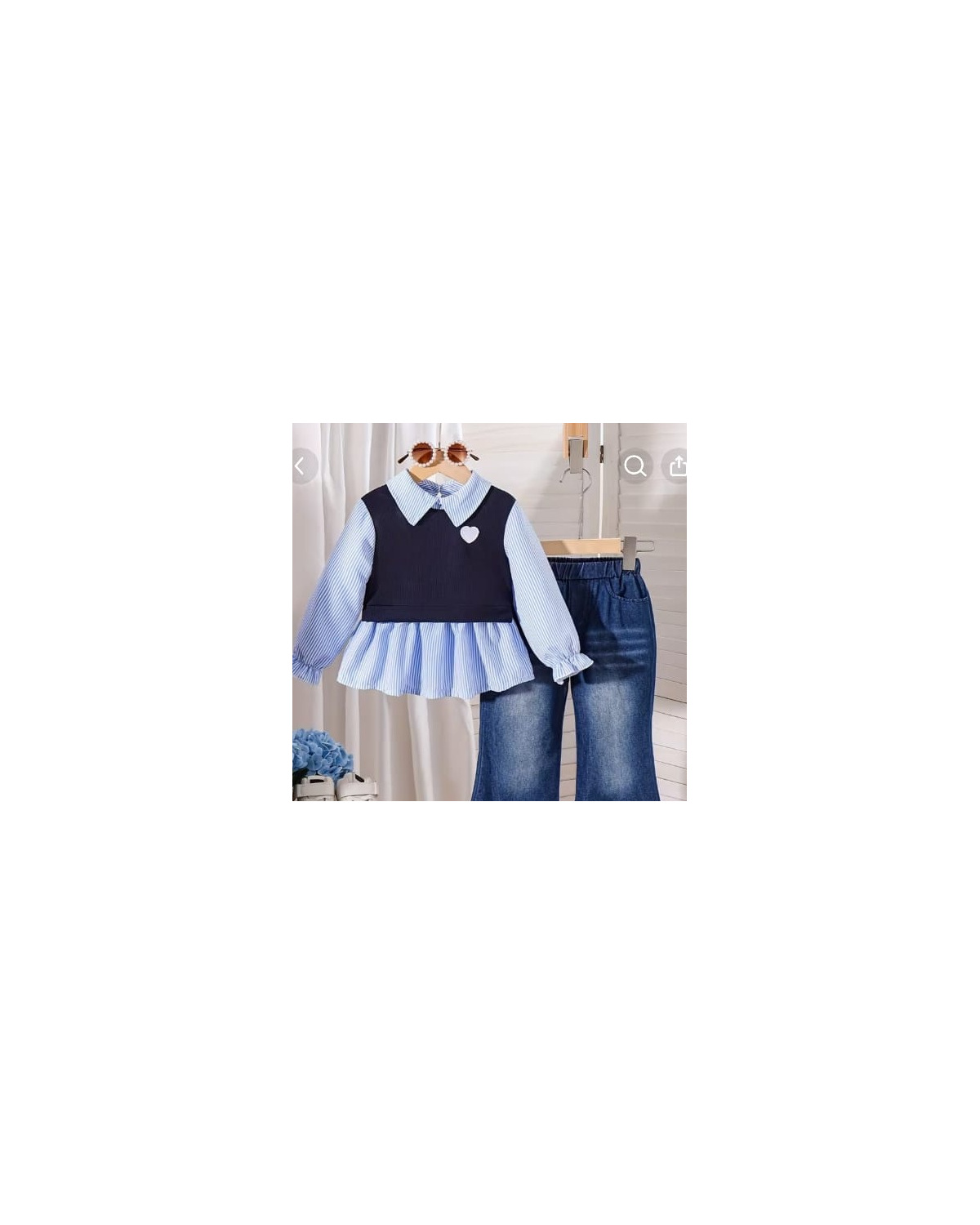 Girls Color-Block Polo Dress