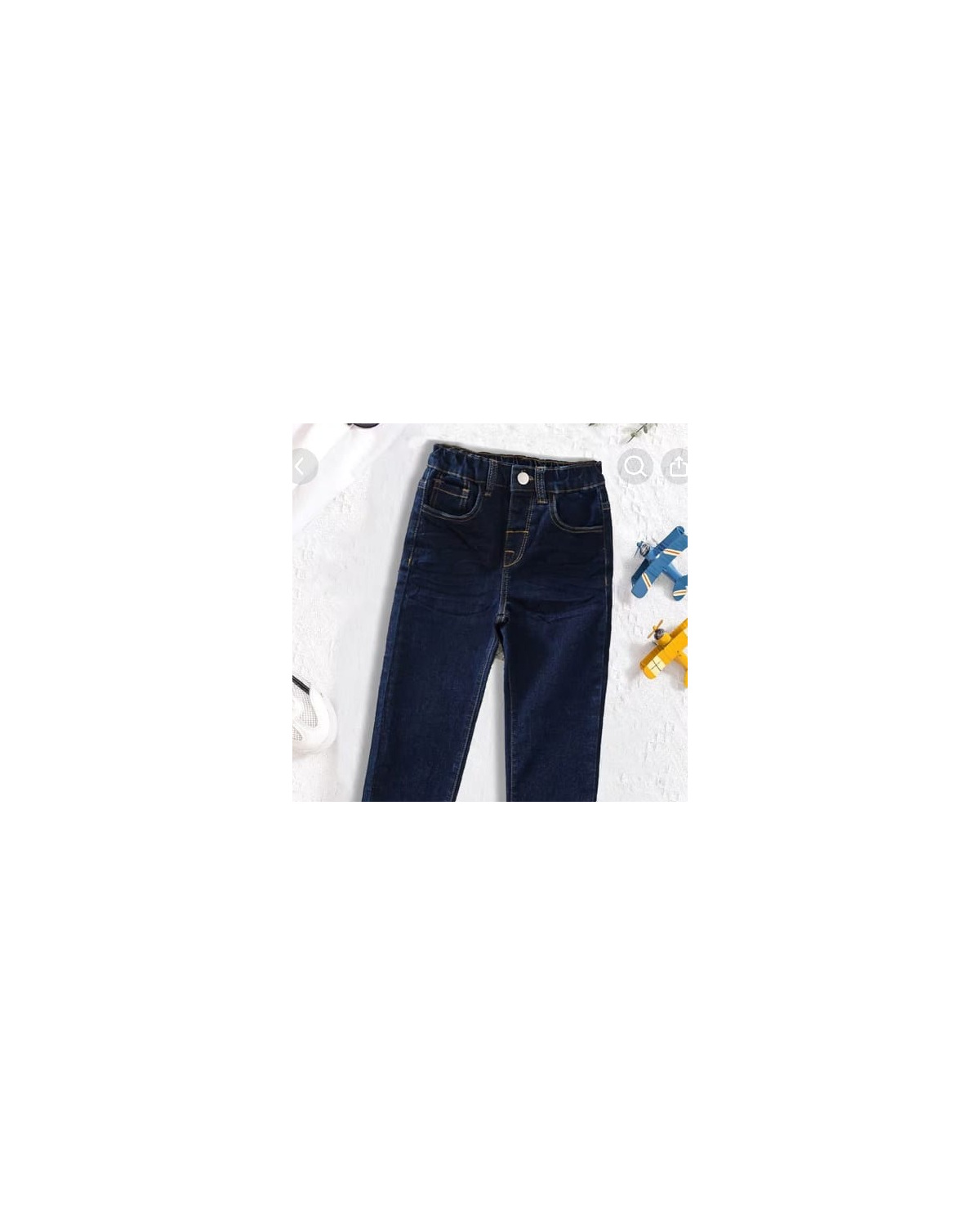Boys Vintage Blue Straight-Leg Jeans