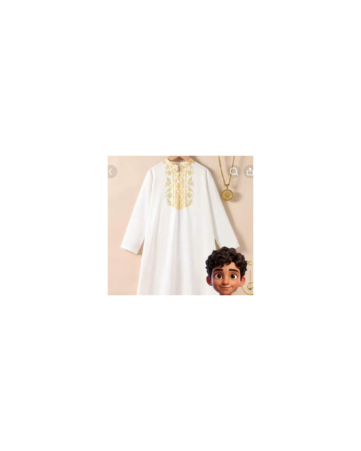 Boys Middle Eastern Robe Set