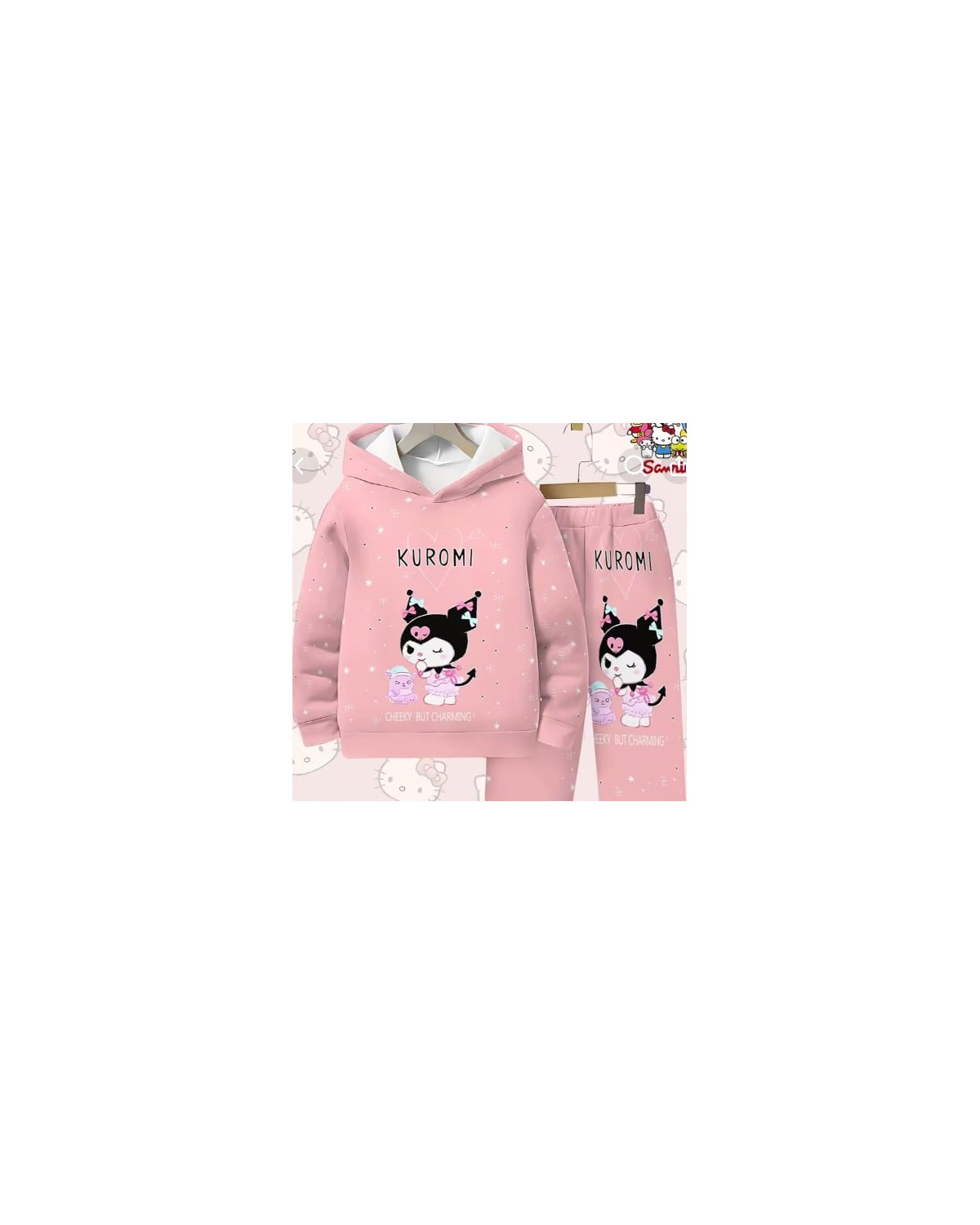 Sanrio Cartoon Print Kids Outfit