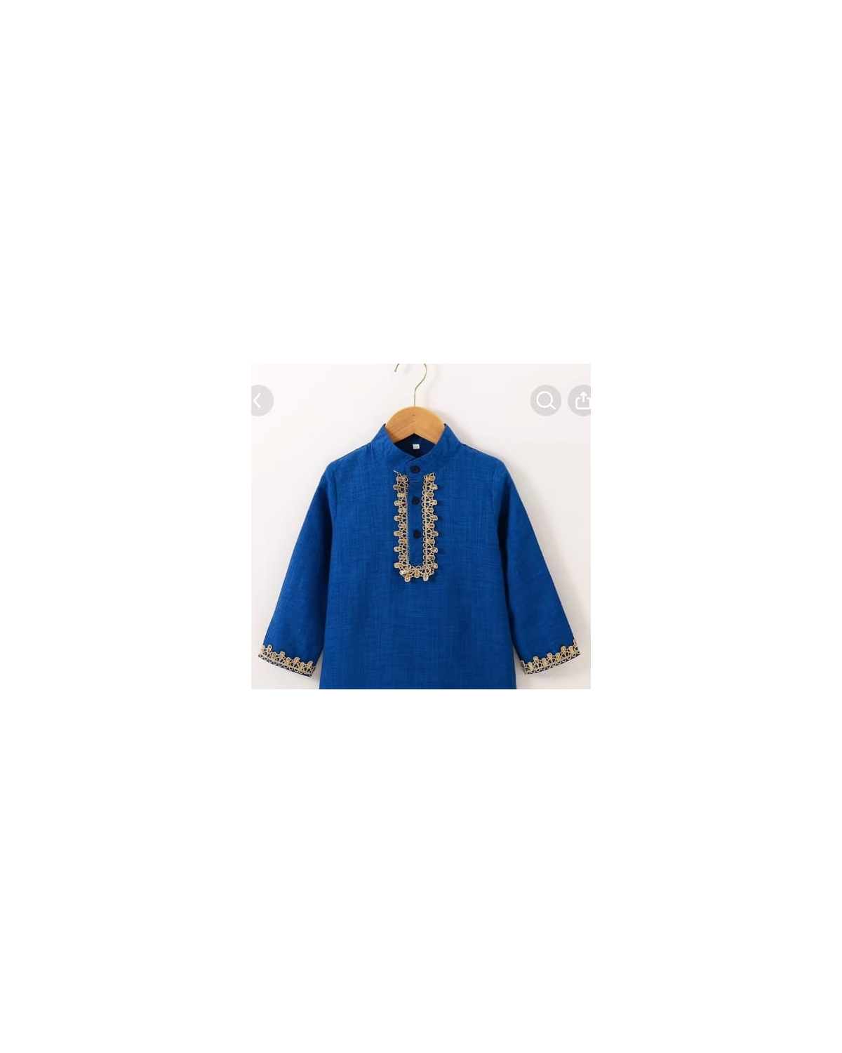 Boys Solid Long-Sleeve Shirt