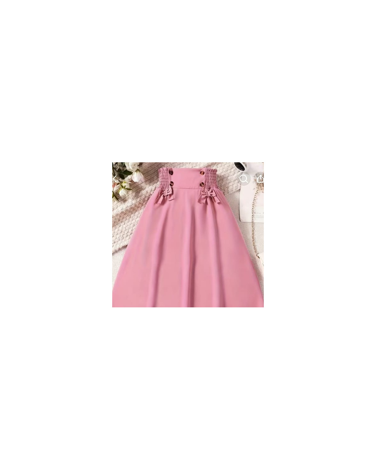 Girls High-Waist Wrap-Detail Skirt