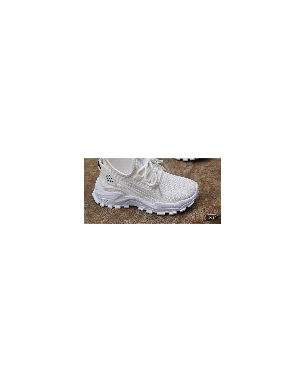 Kids Knit Mesh Thick-Sole Sports Shoes
