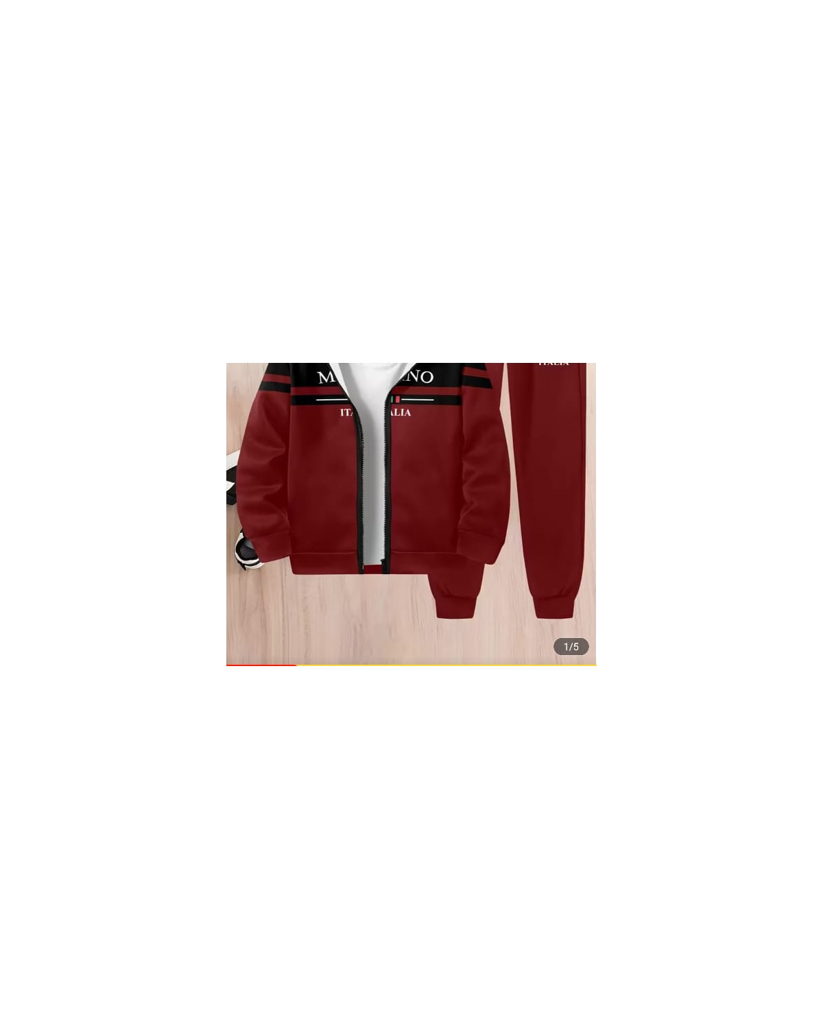 Boys Printed Hooded Jacket and Trousers Set