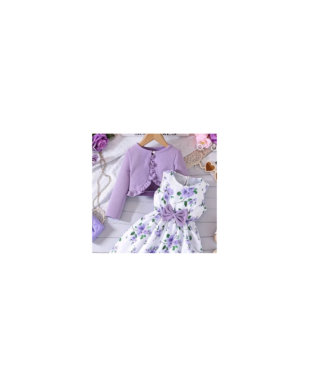 Girls Cardigan & Dress Set