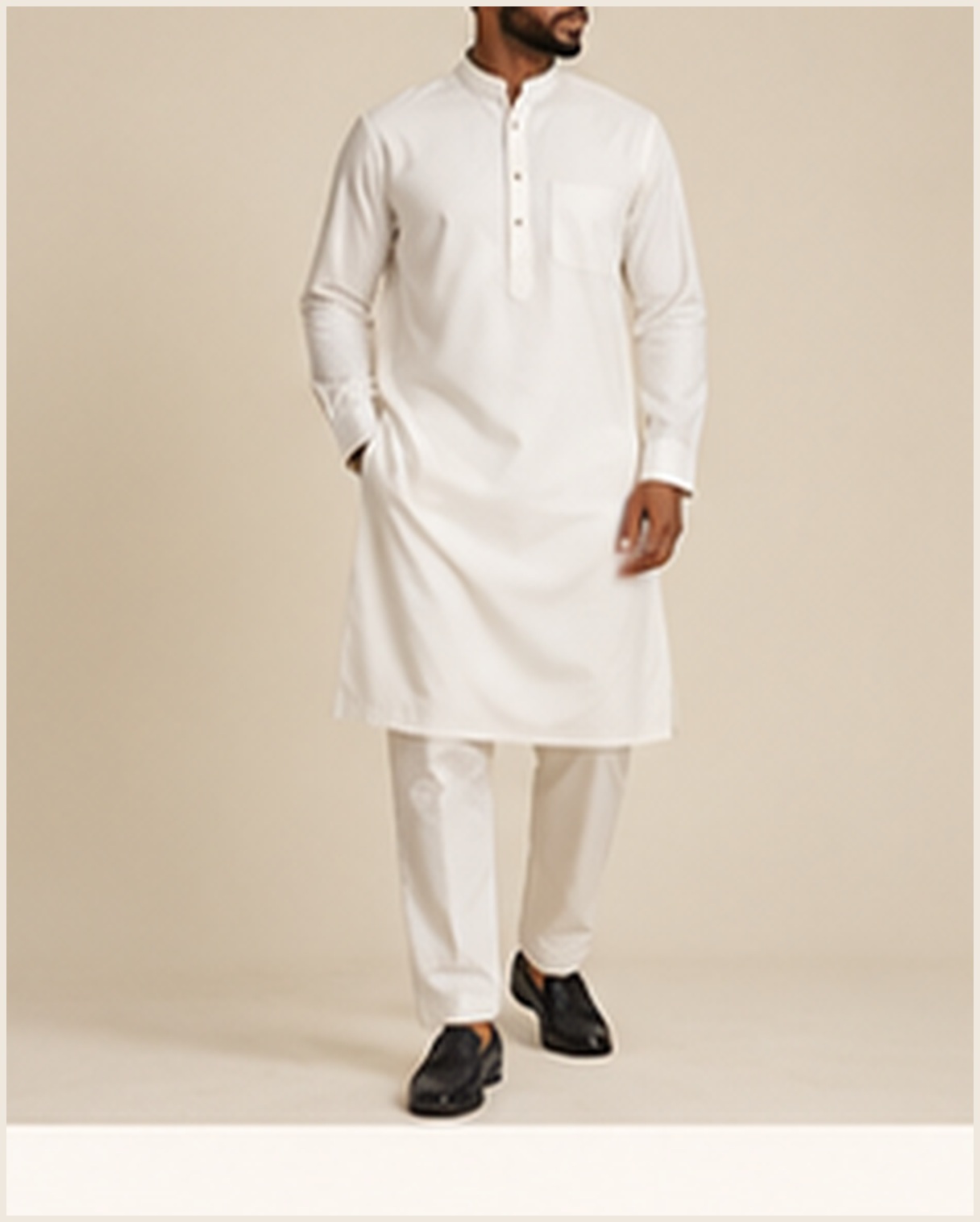 White Men's Kurta