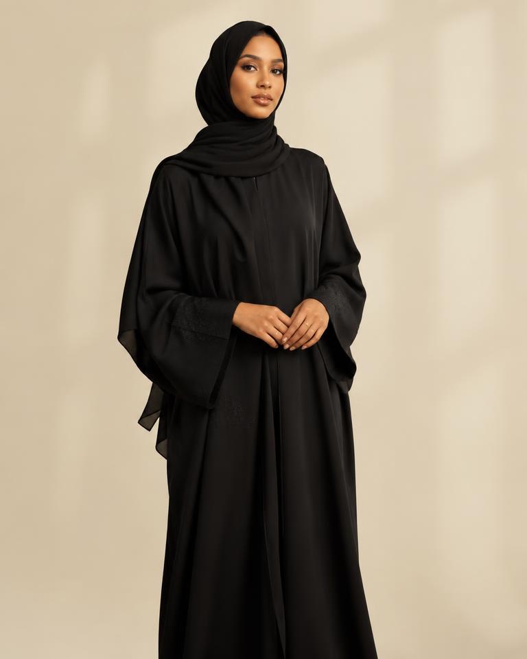 Shahaznaan Fashion — woman in black abaya